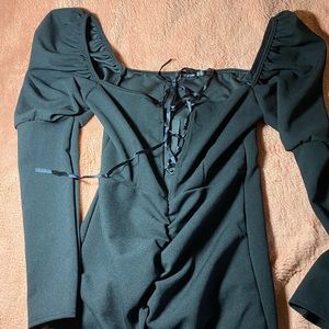 Pretty little thing lace tie dress